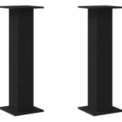 vidaXL Plantestativer^Planteholder 2 pcs Sort eg 30 x 30 x 95 cm Konstrueret træ
