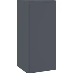 vidaXL Plantestativer^Planteholdere 2 pcs Antracit 24 x 24 x 55 cm Stål