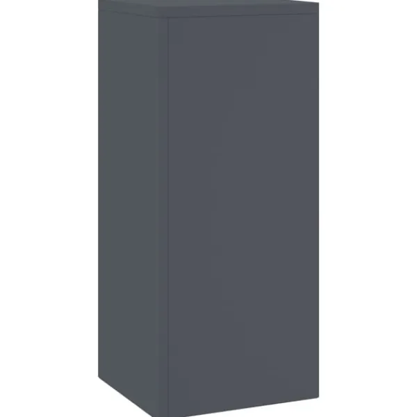 vidaXL Plantestativer^Planteholdere 2 pcs Antracit 24 x 24 x 55 cm Stål