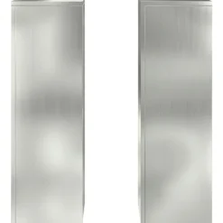 Hot Planteholdere 2 pcs Sølv 24 x 24 x 75 cm Galvaniseret stål Plantestativer