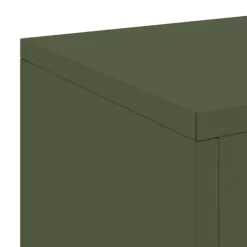 vidaXL Plantestativer^Planteholdere 2 pcs Olivengrøn 24 x 24 x 35 cm Stål