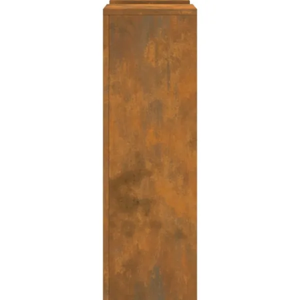 Online Planteholdere 2 pcs Rusten 24 x 24 x 75 cm Forvitret stål Krukker & Plantebeholdere