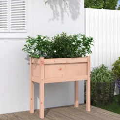 Hot plantekasse med ben 70x31x70 cm massivt douglasgran - Plantekrukker Krukker & Plantebeholdere