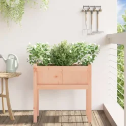 Hot plantekasse med ben 70x31x70 cm massivt douglasgran - Plantekrukker Krukker & Plantebeholdere