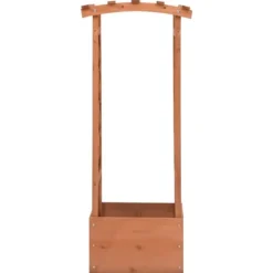 vidaXL Buer, Spalier, Lysthuse Uden Tag^plantekasse med espalier 49x39x117 cm fyrretræ - Plantekrukker