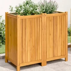 vidaXL Krukker & Plantebeholdere^plantekasse med for 84x42x75 cm massivt akacietræ - Plantekrukker