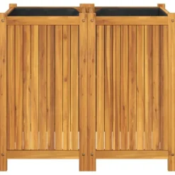 vidaXL Krukker & Plantebeholdere^plantekasse med for 84x42x75 cm massivt akacietræ - Plantekrukker