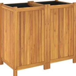 vidaXL Krukker & Plantebeholdere^plantekasse med for 84x42x75 cm massivt akacietræ - Plantekrukker