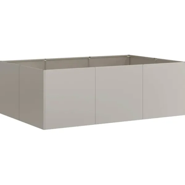 vidaXL Krukker & Plantebeholdere^plantekasse rustfarvet 120x80x40 cm forvitringsstål