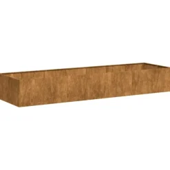 vidaXL Krukker & Plantebeholdere^plantekasse rustfarvet 280x80x40 cm forvitringsstål
