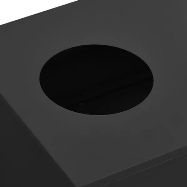 Discount plantekasse til kontor 90x40x23 cm stål antracitgrå - Plantekrukker Krukker & Plantebeholdere