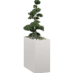 plantekasse 40x80x80 cm rustfrit stål Plantningsbænke