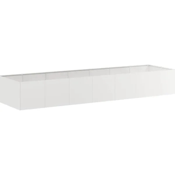 vidaXL Plantningsbænke^plantekasse 280x80x40 cm rustfrit stål
