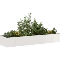 vidaXL Plantningsbænke^plantekasse 280x80x40 cm rustfrit stål