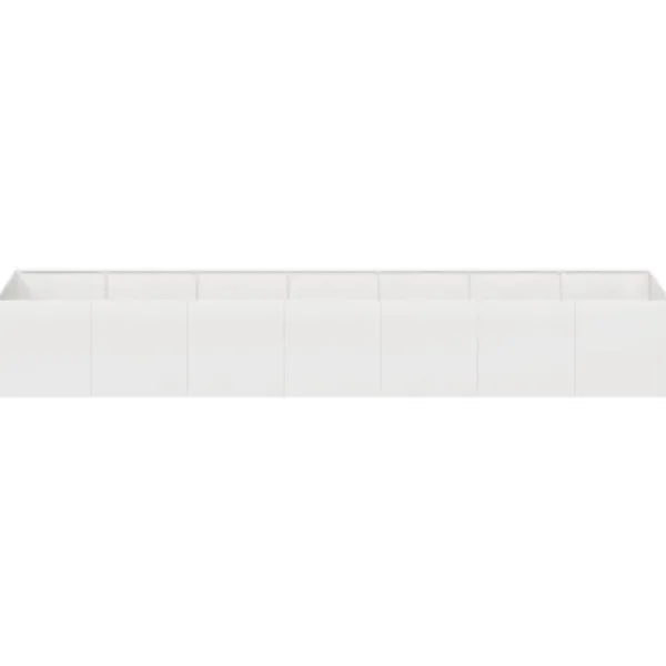 vidaXL Plantningsbænke^plantekasse 280x80x40 cm rustfrit stål