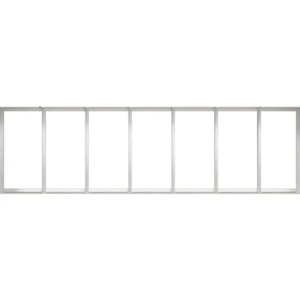 vidaXL Plantningsbænke^plantekasse 280x80x40 cm rustfrit stål