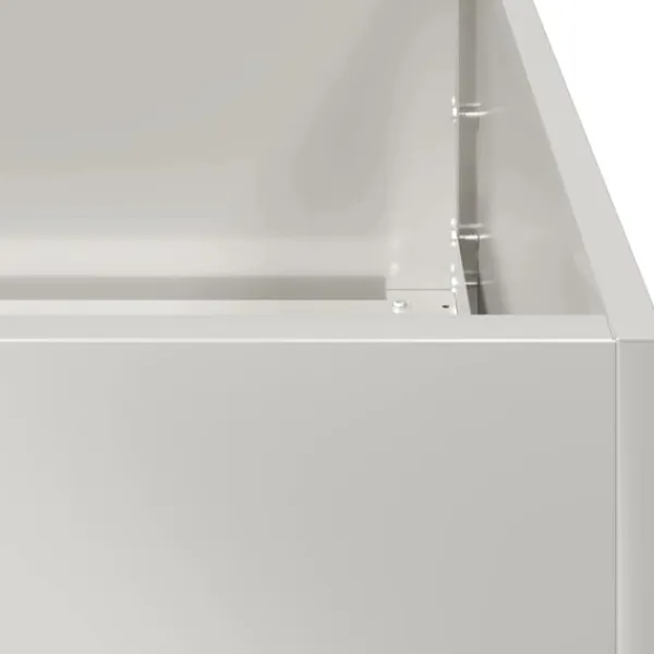 vidaXL Plantningsbænke^plantekasse 280x80x40 cm rustfrit stål
