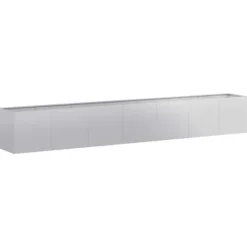 Sale plantekasse 280x40x40 cm galvaniseret stål Plantestativer