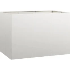 Sale plantekasse 120x80x80 cm rustfrit stål Krukker & Plantebeholdere