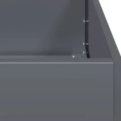 vidaXL Krukker & Plantebeholdere^plantekasse 200x80x40 cm stål antracitgrå