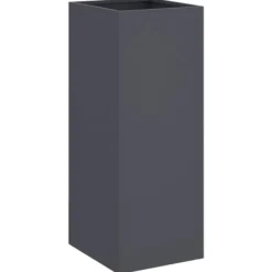 vidaXL Krukker & Plantebeholdere^plantekasse 32x29x75 cm koldvalset stål antracitgrå - Plantekrukker