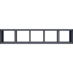 vidaXL Krukker & Plantebeholdere^plantekasse 200x40x80 cm koldvalset stål antracitgrå