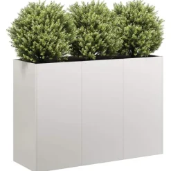 vidaXL Krukker & Plantebeholdere^plantekasse 120x40x80 cm rustfrit stål