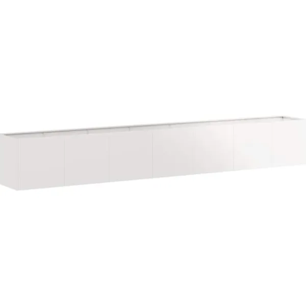 vidaXL Plantestativer^plantekasse 280x40x40 cm rustfrit stål
