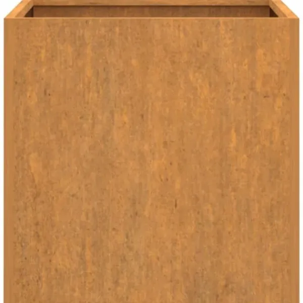 Sale plantekasser 2 stk. 42x40x39 cm cortenstål - Plantekrukker Krukker & Plantebeholdere