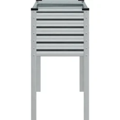 Outlet plantekrukke 100x41x90 cm galvaniseret stål Plantningsbænke