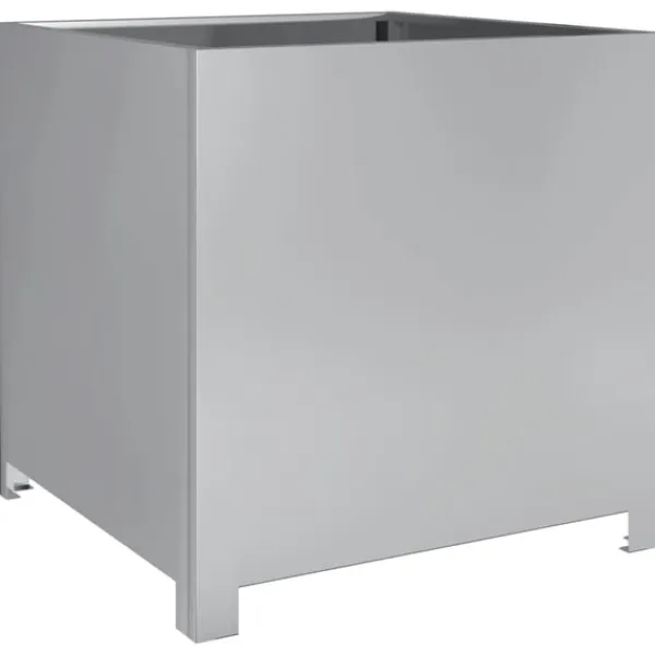 vidaXL Krukker & Plantebeholdere^plantekrukke 50x50x50 cm galvaniseret stål