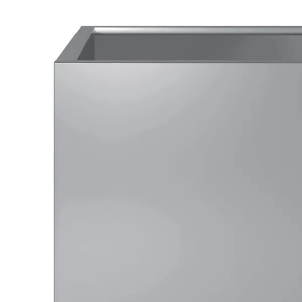 vidaXL Krukker & Plantebeholdere^plantekrukke 50x50x50 cm galvaniseret stål