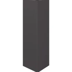 Best plantekrukke 30x26x75 cm trekantet stål sort Krukker & Plantebeholdere
