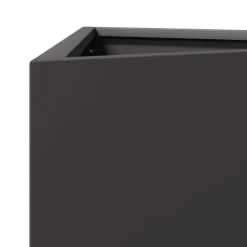 Best plantekrukke 30x26x75 cm trekantet stål sort Krukker & Plantebeholdere