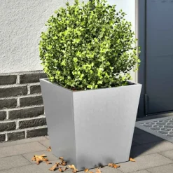 vidaXL Krukker & Plantebeholdere^plantekrukker 2 stk. 40x40x40 cm galvaniseret stål