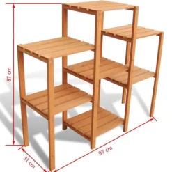 Clearance plantestativ til haven 97 x 31 x 87 cm - Planteborde Plantestativer