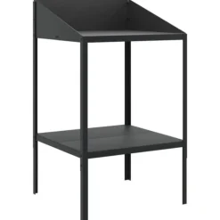 vidaXL Plantningsbænke^plantestativ 56,5x54,5x100 cm galvaniseret stål antracitgrå - Planteborde