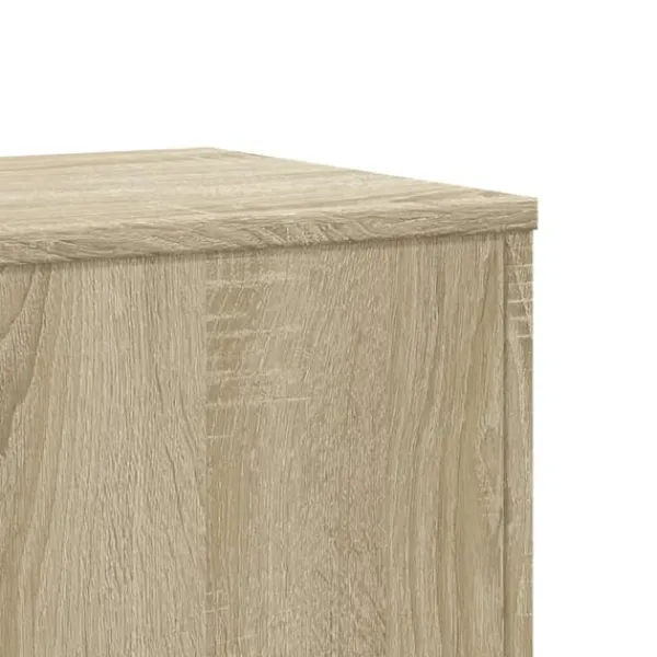 Discount plantestativ 33x33x100 cm konstrueret træ sonoma-eg Plantestativer