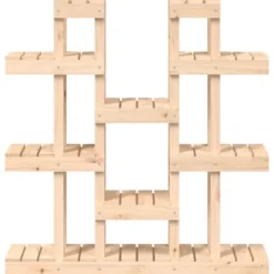 Clearance plantestativ 104,5x25x109,5 cm massivt fyrretræ - Planteborde Plantestativer