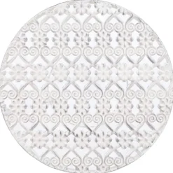 Clearance plantestativer 3 dele vintagestil metal antik hvid - Planteborde Plantestativer