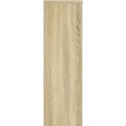 Outlet plantestativer 2 stk. 25x25x80 cm konstrueret træ sonoma-eg Plantestativer