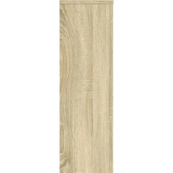 Outlet plantestativer 2 stk. 25x25x80 cm konstrueret træ sonoma-eg Plantestativer