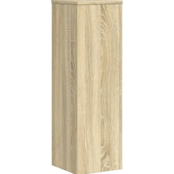 Outlet plantestativer 2 stk. 25x25x80 cm konstrueret træ sonoma-eg Plantestativer