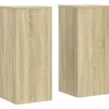 Outlet plantestativer 2 stk. 30x30x70 cm konstrueret træ sonoma-eg Plantestativer