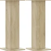 vidaXL Krukker & Plantebeholdere^plantestativer 2 stk. 30x30x80 cm konstrueret træ sonoma-eg