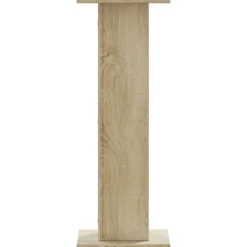 vidaXL Krukker & Plantebeholdere^plantestativer 2 stk. 30x30x80 cm konstrueret træ sonoma-eg