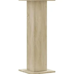 vidaXL Krukker & Plantebeholdere^plantestativer 2 stk. 30x30x80 cm konstrueret træ sonoma-eg