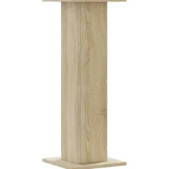vidaXL Krukker & Plantebeholdere^plantestativer 2 stk. 30x30x80 cm konstrueret træ sonoma-eg