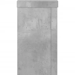 vidaXL Plantestativer^plantestativer 2 stk. 10x10x18 cm konstrueret træ betongrå