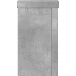 vidaXL Plantestativer^plantestativer 2 stk. 10x10x18 cm konstrueret træ betongrå